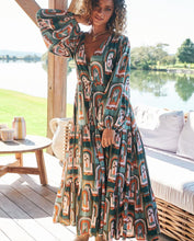 Load image into Gallery viewer, Emerald Arches Print Teresa Maxi