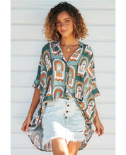 Load image into Gallery viewer, Emerald Arches Print River Shirt