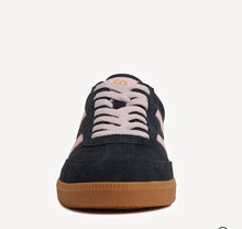 Load image into Gallery viewer, Goodsoles Sneakers Parallel Navy/ Pink leather