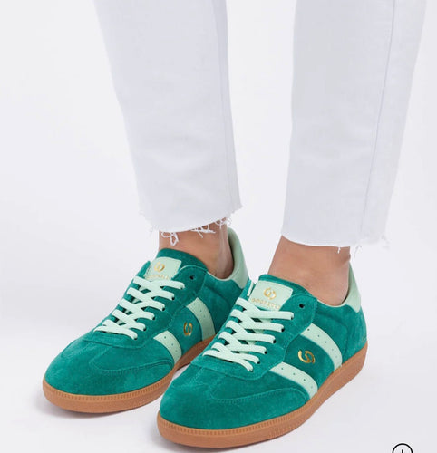 Goodsoles Sneakers Parallel Green/ Mint Suede Leather