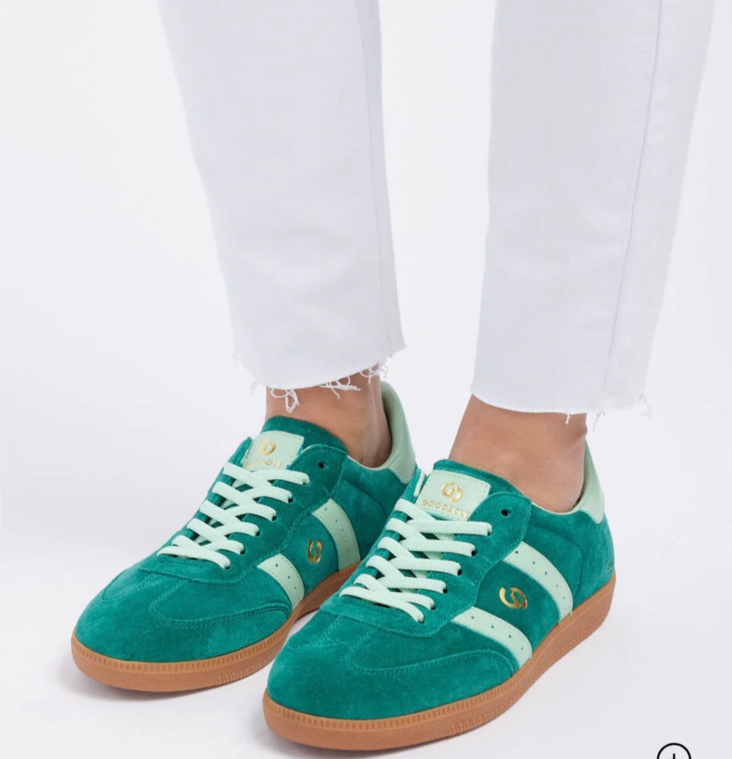 Goodsoles Sneakers Parallel Green/ Mint Suede Leather