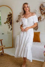 Load image into Gallery viewer, Wilderness Maxi Dress ~ White