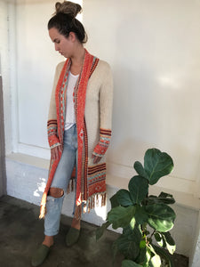 Tribal Cardigan - Cream