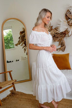 Load image into Gallery viewer, Wilderness Maxi Dress ~ White