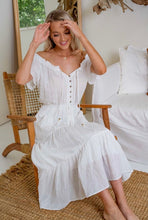 Load image into Gallery viewer, Wilderness Maxi Dress ~ White